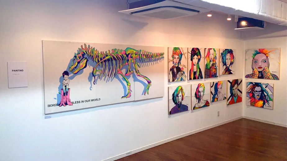 "Parrot philosophy" of SULEBOX solo exhibition — Contents No.1 :Painting