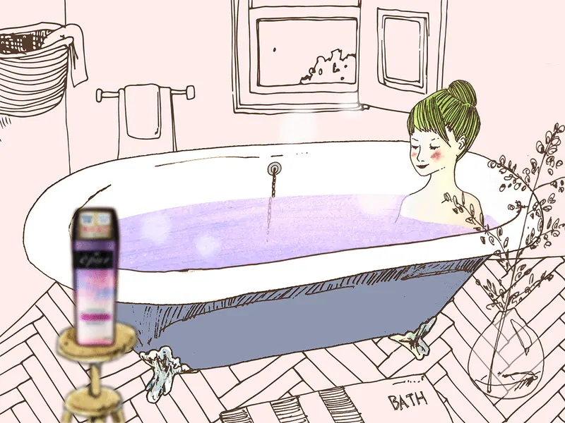 Bub epur as bathing powder
