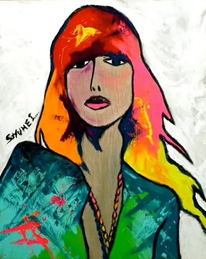 カラフルヘアー