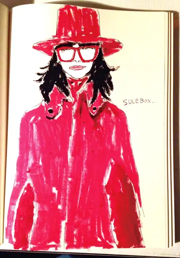 thered